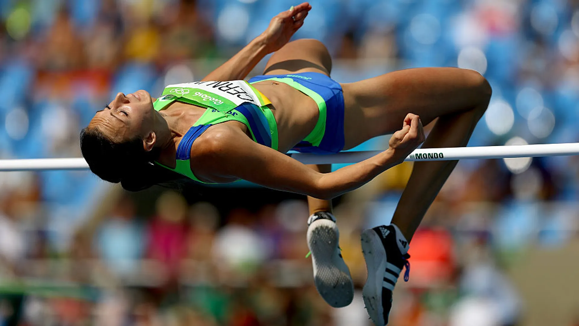 Maruša Černjul skok v višino na olimpijadi, Rio de Janeiro 2016